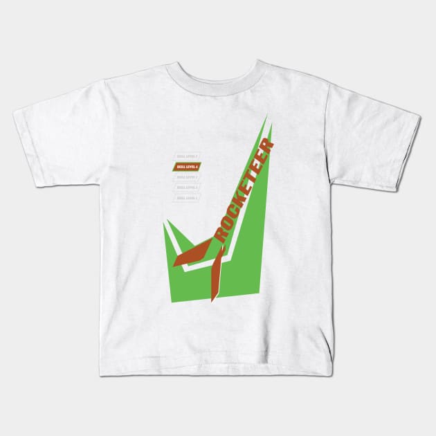 Rocketeer — Skill Level 4 Kids T-Shirt by Eugene and Jonnie Tee's